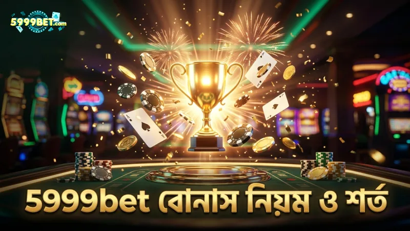 5999bet বোনাস পাওয়ার শর্তাবলী এবং সীমাবদ্ধতার বিশ্লেষণ।