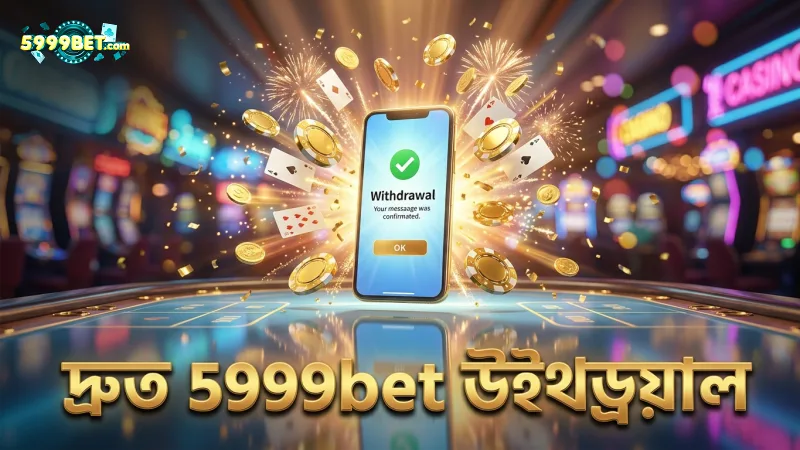 খাতায়-কলমে সঠিক তথ্য প্রদান 5999bet উইথড্রয়াল দ্রুত করে।
