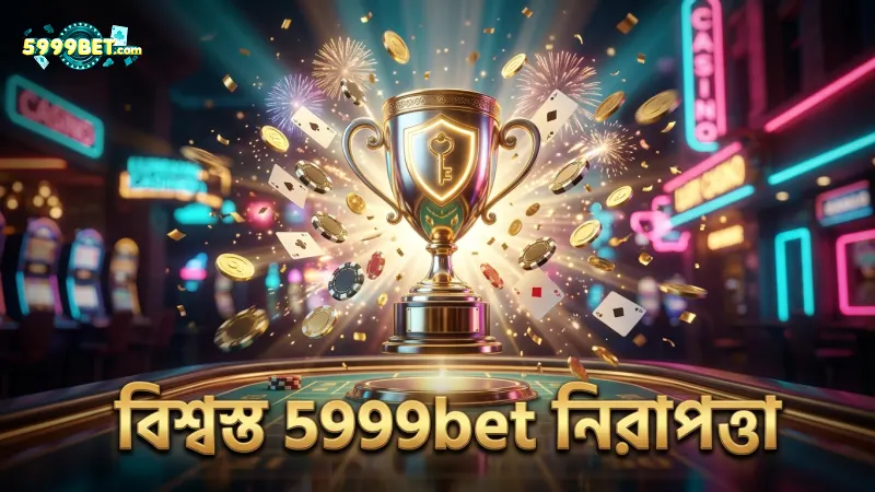 5999bet নিরাপত্তা ব্যবস্থা প্লেয়ারের অর্থ সুরক্ষিত রাখে।