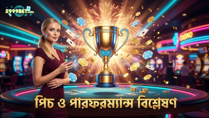 পিচ রিপোর্ট ও টিম পারফরম্যান্স বিশ্লেষণ বেটিংয়ের সুবিধা দেয়