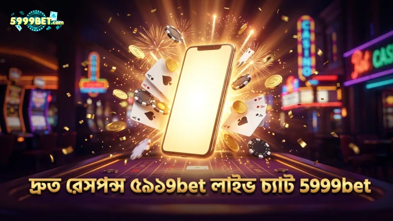 লাইভ চ্যাটে ২৪ ঘণ্টার মধ্যে দ্রুত রেসপন্স নিশ্চিত করে 5999bet।