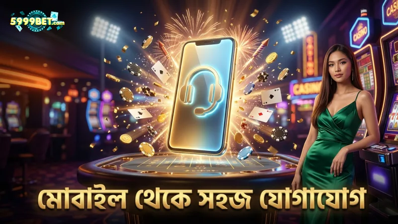 মোবাইল থেকে সাপোর্টে সহজে যোগাযোগ করার জন্য ব্যবহারকারী নির্দেশিকা।