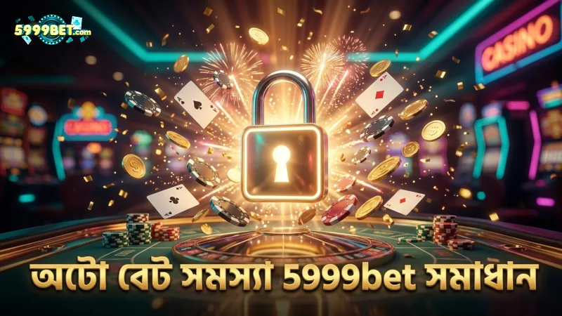অটো বেটের সমস্যার সঠিক সমাধান 5999bet প্ল্যাটফর্মে