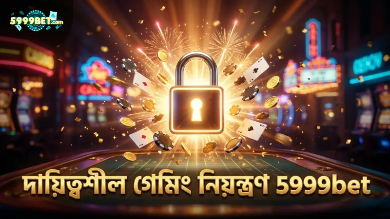 দায়িত্বশীল গেমিং এর মাধ্যমে খেলার নিয়ন্ত্রণ বজায় রাখা হয়