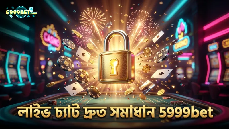 লাইভ চ্যাটে দ্রুত সমস্যা সমাধানের সুযোগ 5999bet প্রদান করে